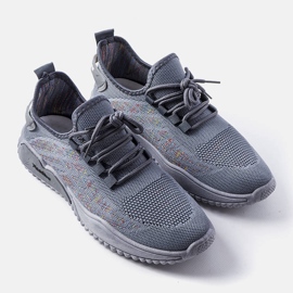 Grå herresneakers fra James 1