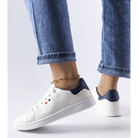 Mothé hvide øko-læder sneakers 1