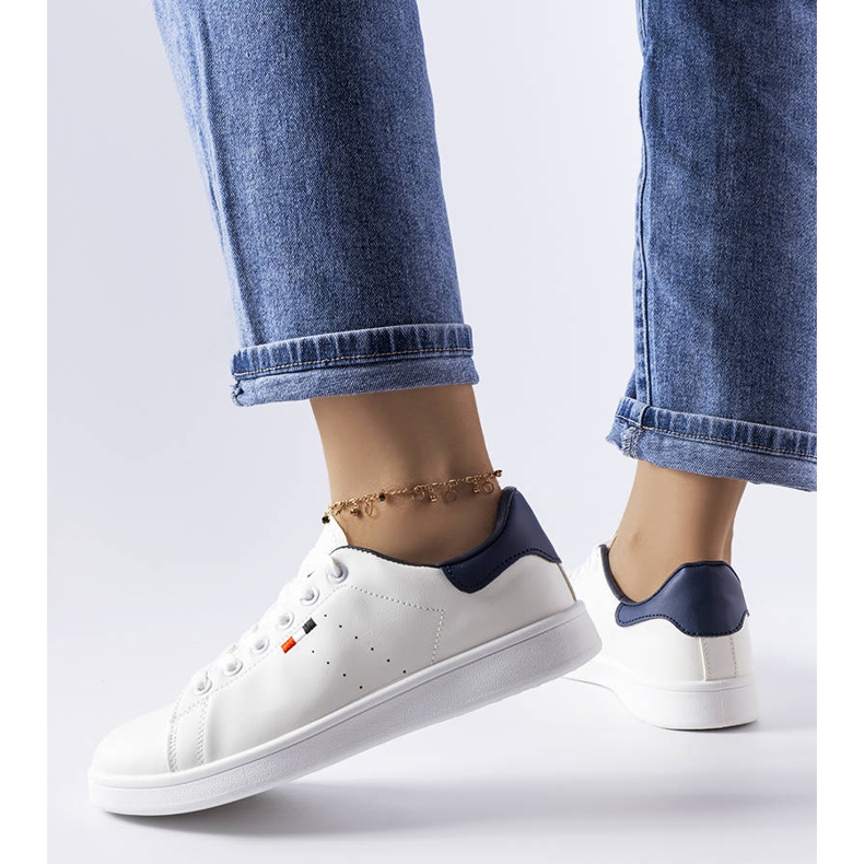 Mothé hvide øko-læder sneakers 1