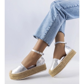 Sølv platform espadriller fra Clousson 1