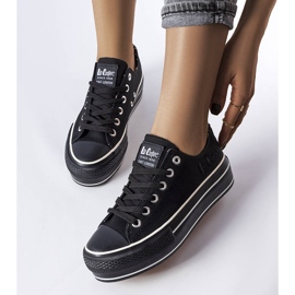 Lee Cooper LCW-22-31-0843L sorte sneakers 1