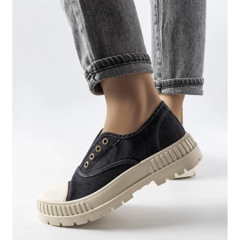 Sorte sneakers fra Walton 1