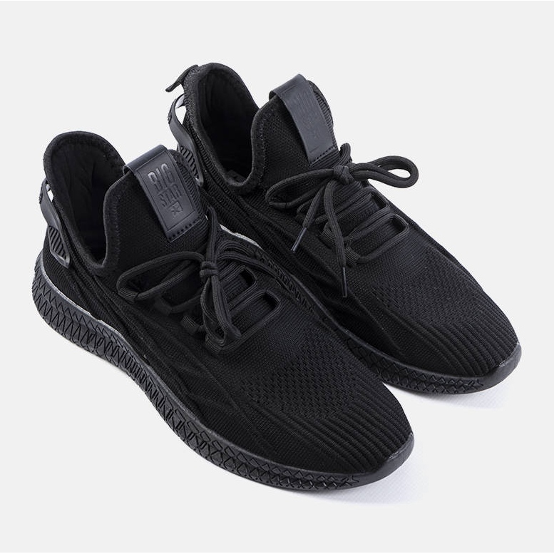 Big Star LL174336 sorte sneakers til mænd 1
