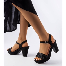 Oakridge sorte bloksandaler 1