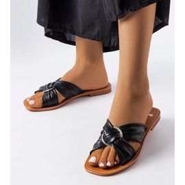 Sorte elegante hjemmesko fra Belisarda 1