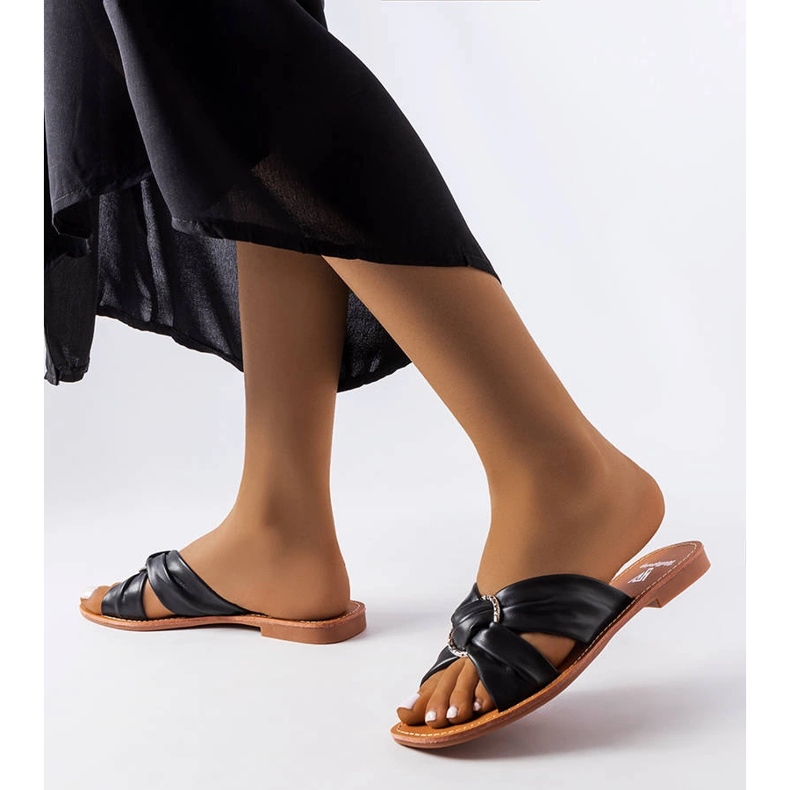 Sorte elegante hjemmesko fra Belisarda 2