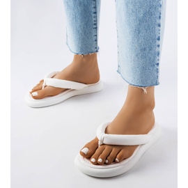 Smithfield hvide chunky flip-flops 1