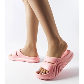 Pink gummi hjemmesko fra Geneve lyserød 2