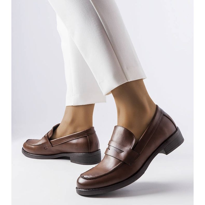 Mørkebrune loafers fra Deich 1