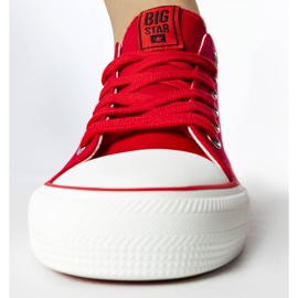 Røde klassiske sneakers Big Star JJ274124 1