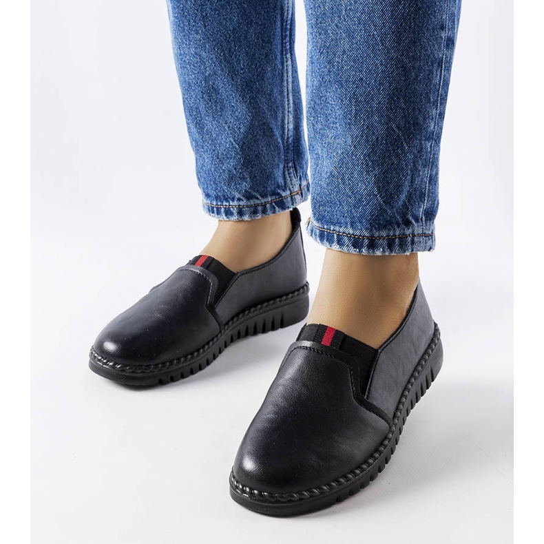 Julies sorte loafers 1