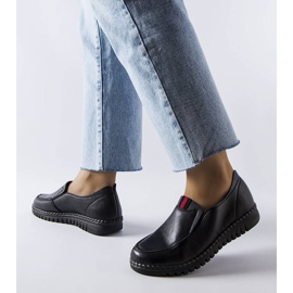 Sorte slip-on sko fra Sorum 1