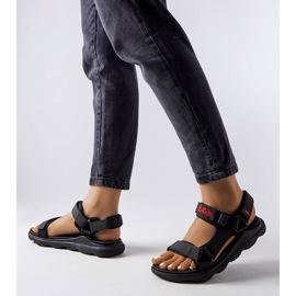 Lee Cooper LCW-23-34-1695L sorte sandaler 1