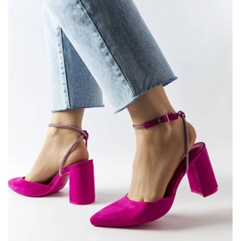Pink hæl pumps fra Stella lyserød 1