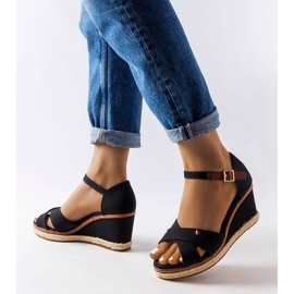 Sorte kile-espadriller fra Eleonora 1