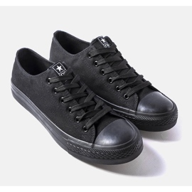 Sorte tekstilsneakers fra Cristiano 1