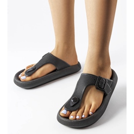 Sorte flip-flops fra Moretti 1