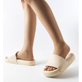 Beige platformsrutsjebaner fra Franco 2
