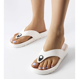 Elide hvide platform flip-flops 1