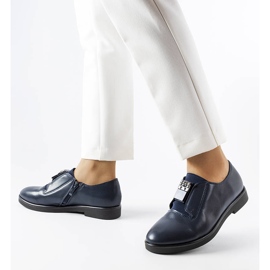 Marineblå elegante sko fra Augusto 1
