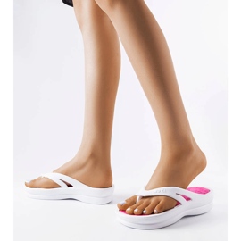 Isla lyse hvide flip-flops 2