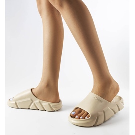 Beige Big Star hjemmesko LL274593 2