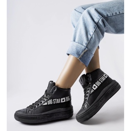 Sorte isolerede sneakers Big Star MM274010 1
