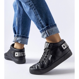 Sorte isolerede sneakers Big Star EE274351 1