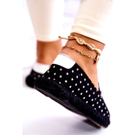 Kvinder Big Star Polka Dot Espadrilles JJ274867 Sort 2