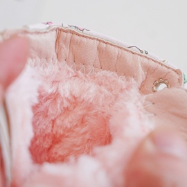 Isolerede børns ankelstøvler med lynlås, pink Dolida lyserød 2