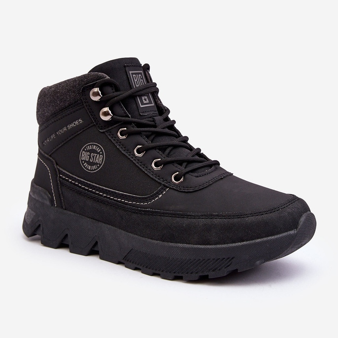 Trekkingsko til mænd, sort Big Star MM174016 1