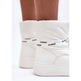 PS1 Snestøvler til kvinder med dekorativ snøre, hvid Siracna 6