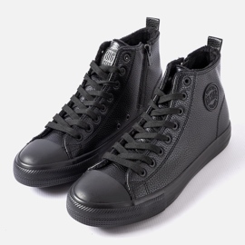 Sorte isolerede sneakers Big Star MM174012 1