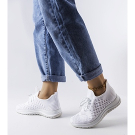 Dunes hvide sportssneakers 1