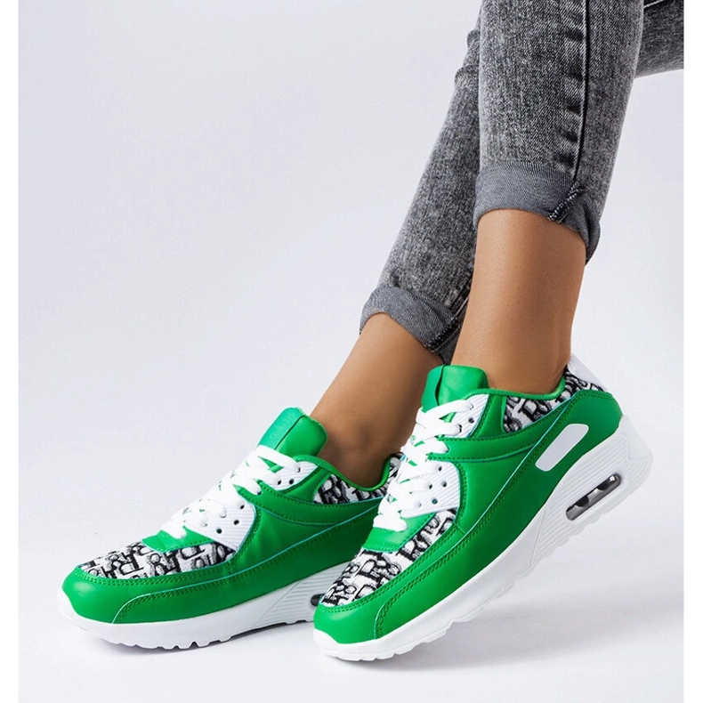 Brattiro grønne sportssneakers 1