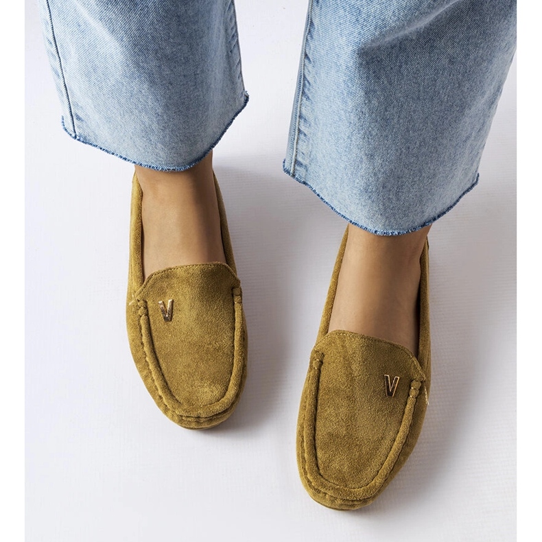 Grønne loafers i øko-ruskind fra Beltsville 1