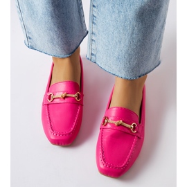 Pink dekorative loafers fra Docherty lyserød 2