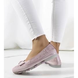 Catania pink læder loafers lyserød 1