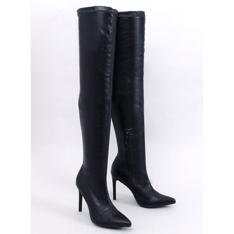 Dearica sorte stiletstøvler 1