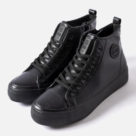 Sorte isolerede sneakers Big Star MM174065 906 1