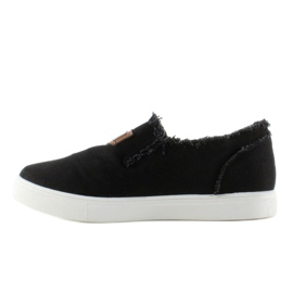 Slip-on denim med NB22 sort patch 2