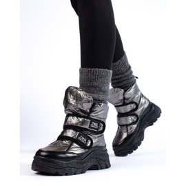 W. Potocki Varme snestøvler til kvinder fra Potocki grå 1