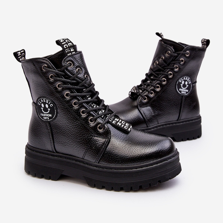 News Børneisolerede Trapper Boots Black Conley sort 1