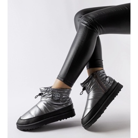 Grå Lee Cooper LCJ-23-44-1966L snestøvler sølv 1