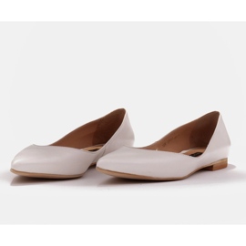 Marco Shoes Kvinders ballerinaer med lave sider hvid flerfarvet 2