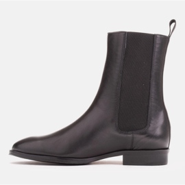 Marco Shoes Sofi Chelsea støvler med gummi i overdelen sort 1