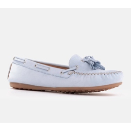 Marco Shoes Loafers med fleksibel sål blå 4