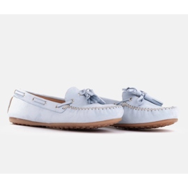Marco Shoes Loafers med fleksibel sål blå 7