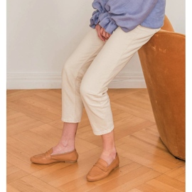 Marco Shoes Uforede loafers brun 1