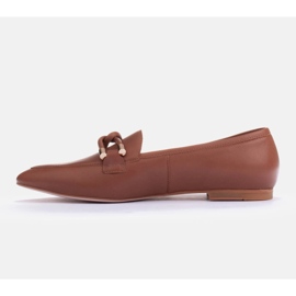 Marco Shoes Udsmykkede loafers brun 1